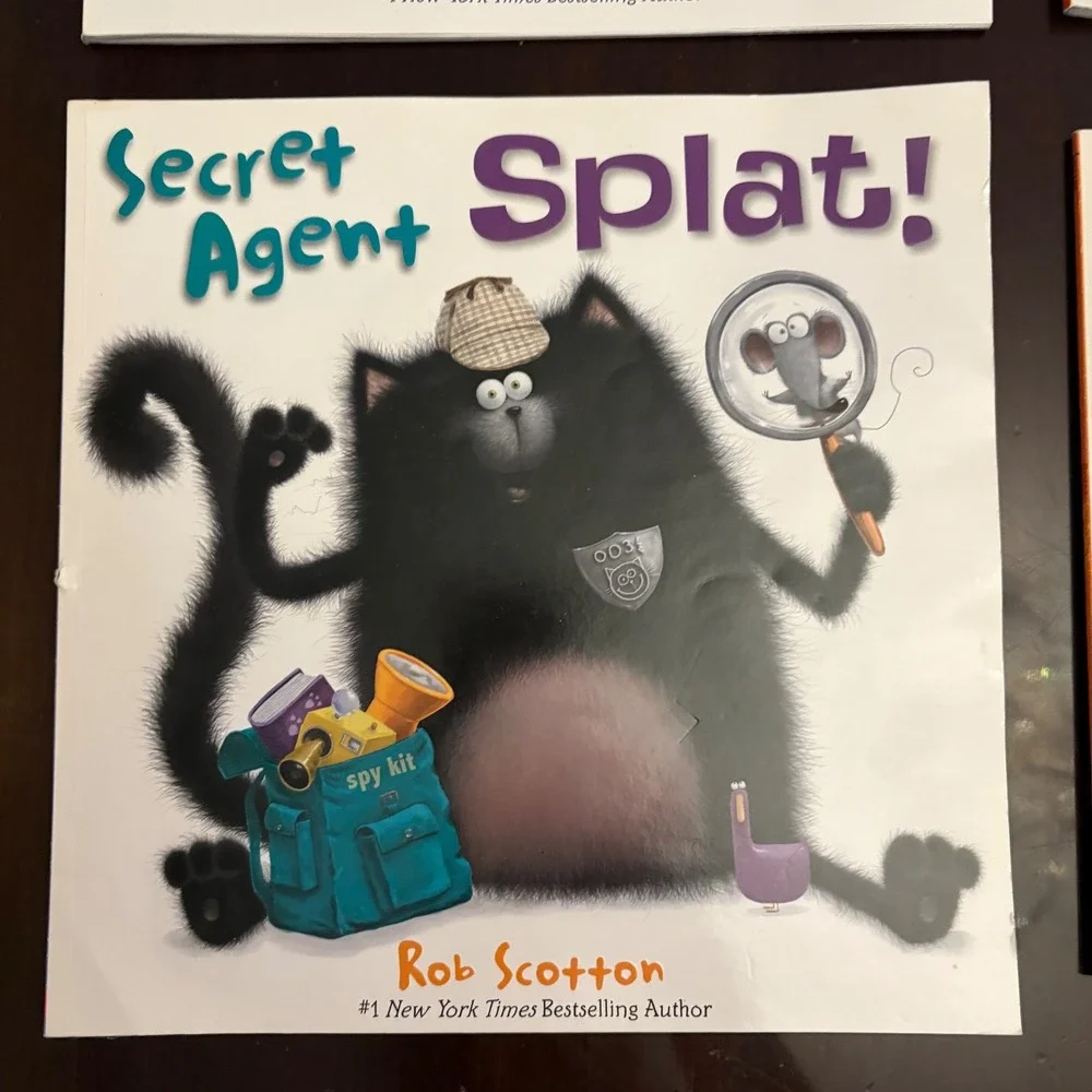 Rob Scotton Splat the Cat Books Lot 6 Books Kids Children Large‎ Paperbacks